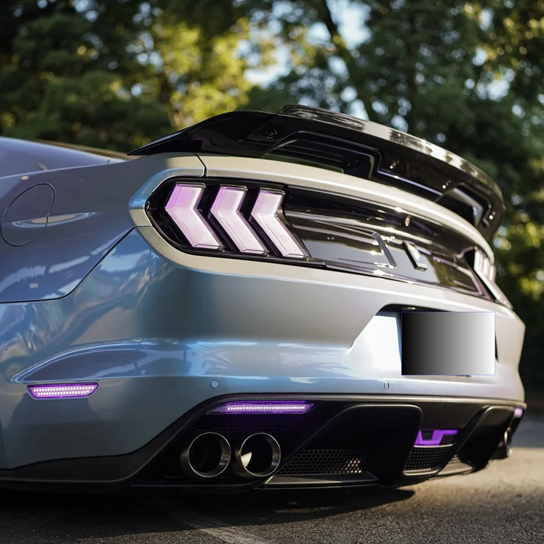 Quality Candy Metallic Dark Gray Blue Car Vinyl Wrap - Image 2