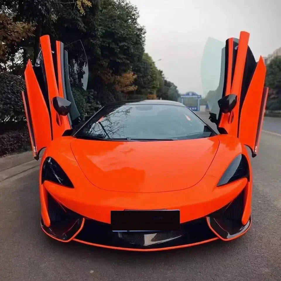 Matte Metallic Pearl Pink Car Wrap - Image 2