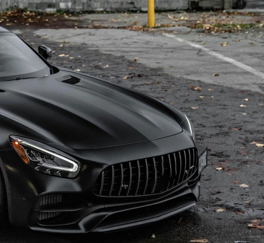 Quality Matte Black Car Vinyl Wrap - Image 3