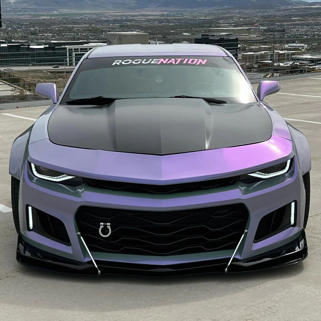 Candy Metallic Gray Purple Vinyl Wrap - Image 3