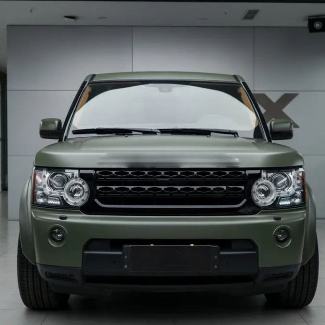 Quality Matte Military Green Car Vinyl Wrap - Image 4