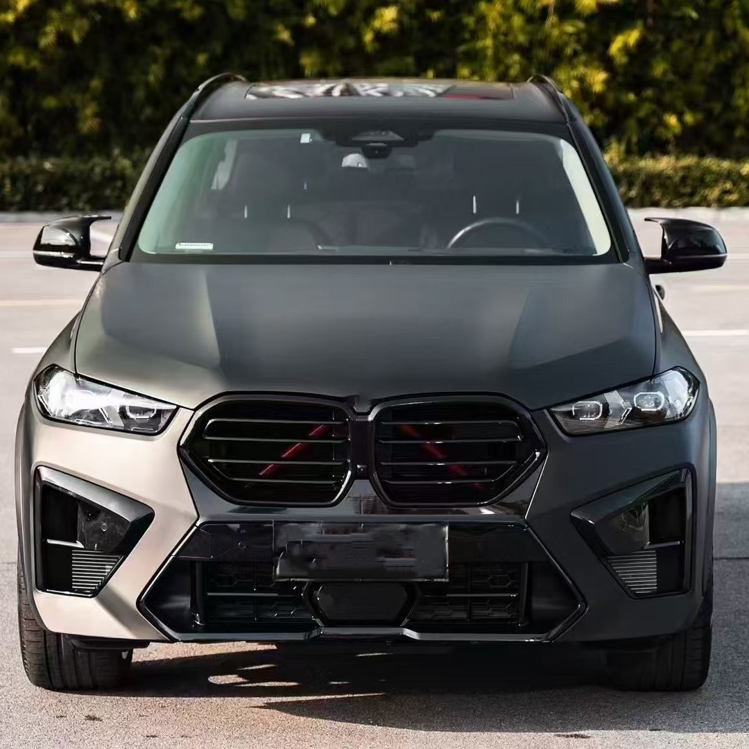 Satin Black Car Vinyl Wrap - Image 5