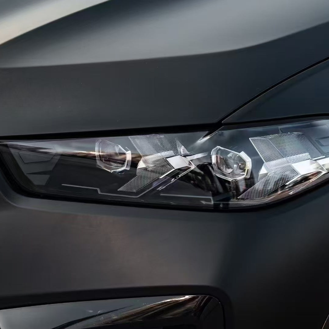 Satin Black Car Vinyl Wrap - Image 6