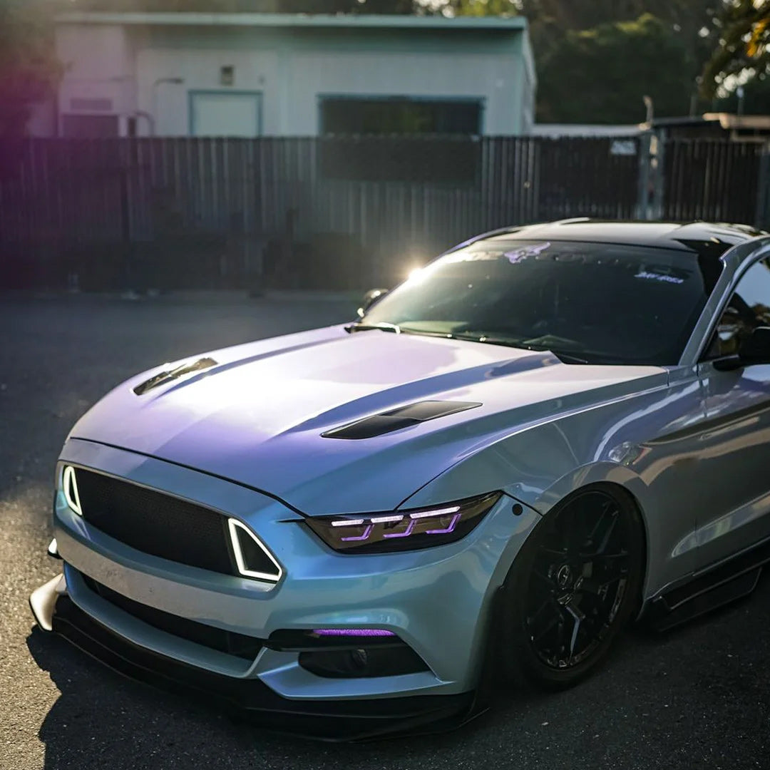 Quality Candy Metallic Dark Gray Blue Car Vinyl Wrap - Image 5