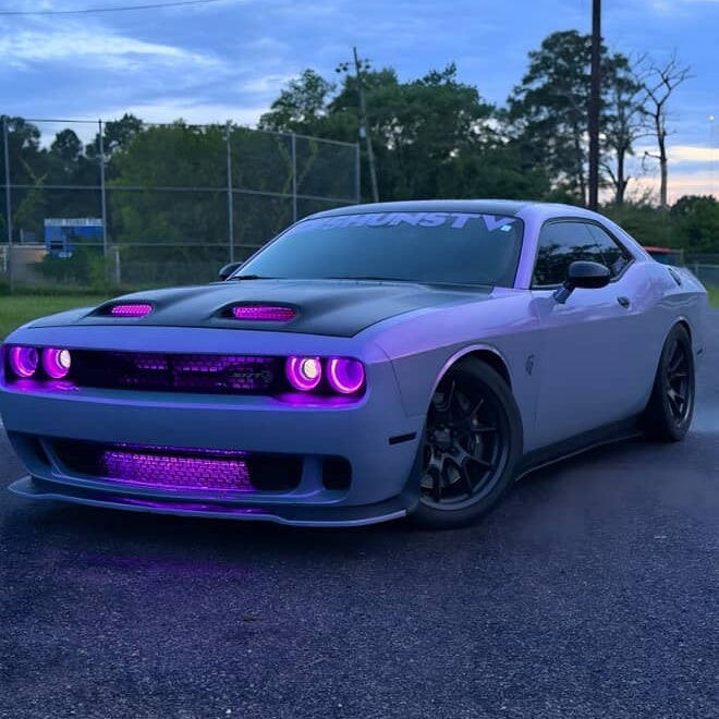 Candy Metallic Gray Purple Vinyl Wrap - Image 7