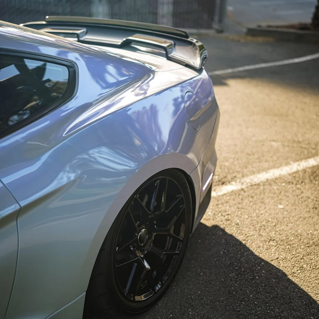 Quality Candy Metallic Dark Gray Blue Car Vinyl Wrap - Image 7