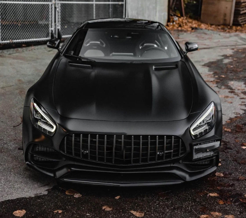 Quality Matte Black Car Vinyl Wrap - Image 6