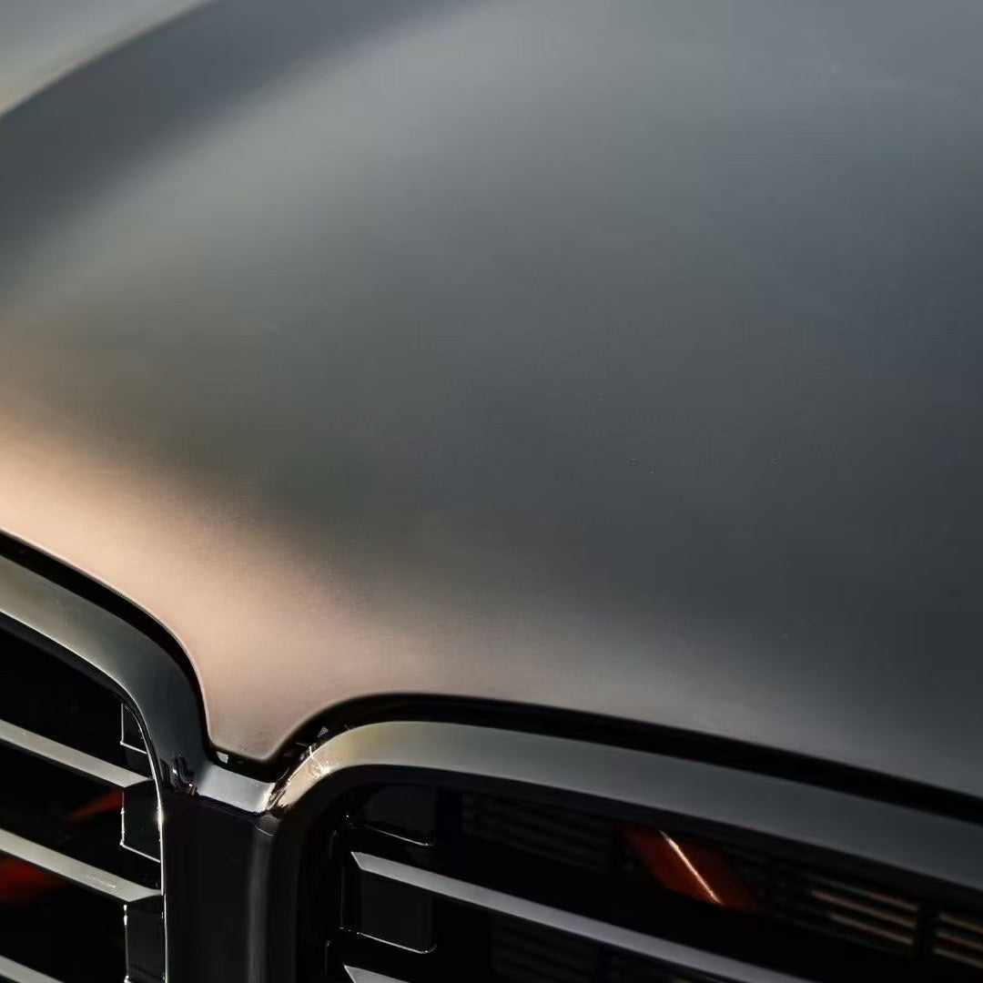 Satin Black Car Vinyl Wrap - Image 12