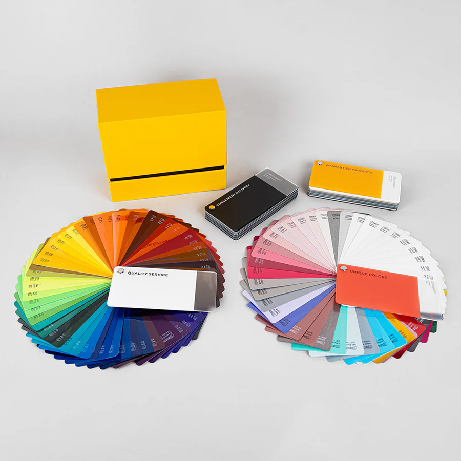 XTechWrap Vinyl Wrap Color Swatches 2026