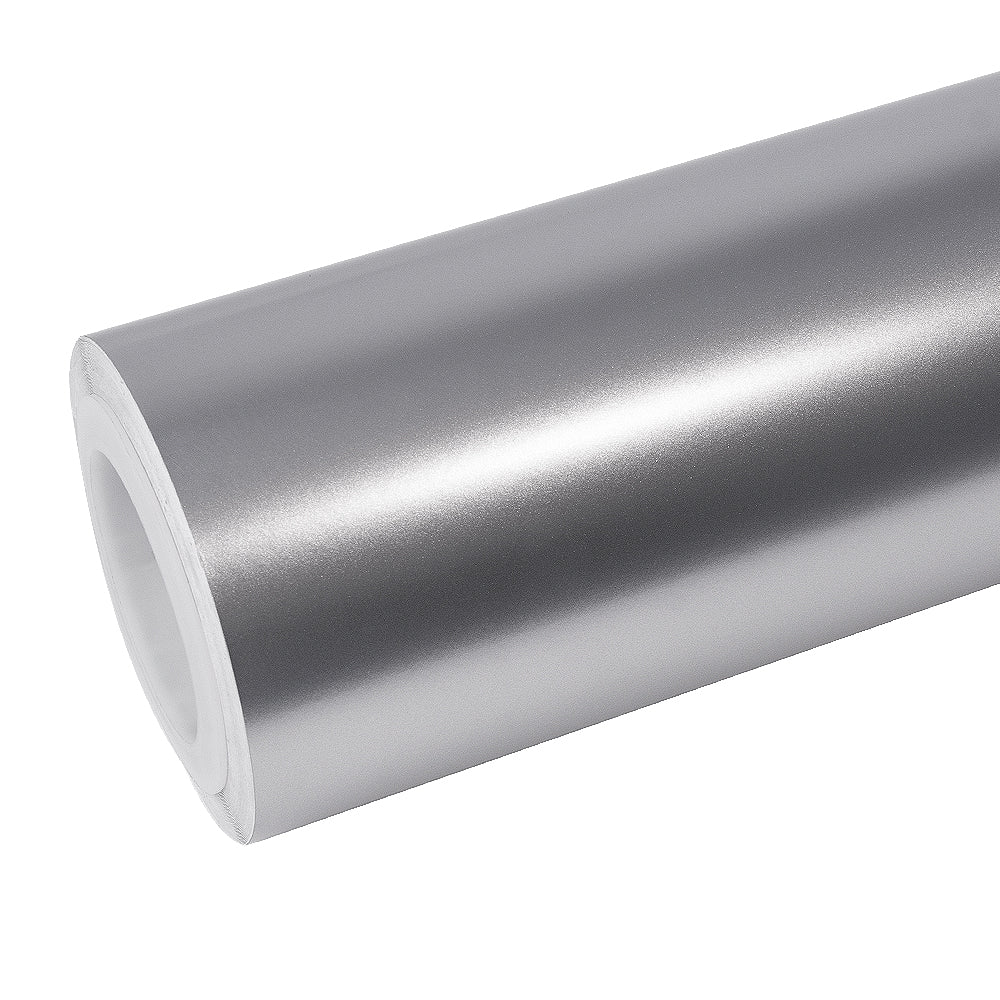 Matte Metallic Metal Silver Car Vinyl Wrap