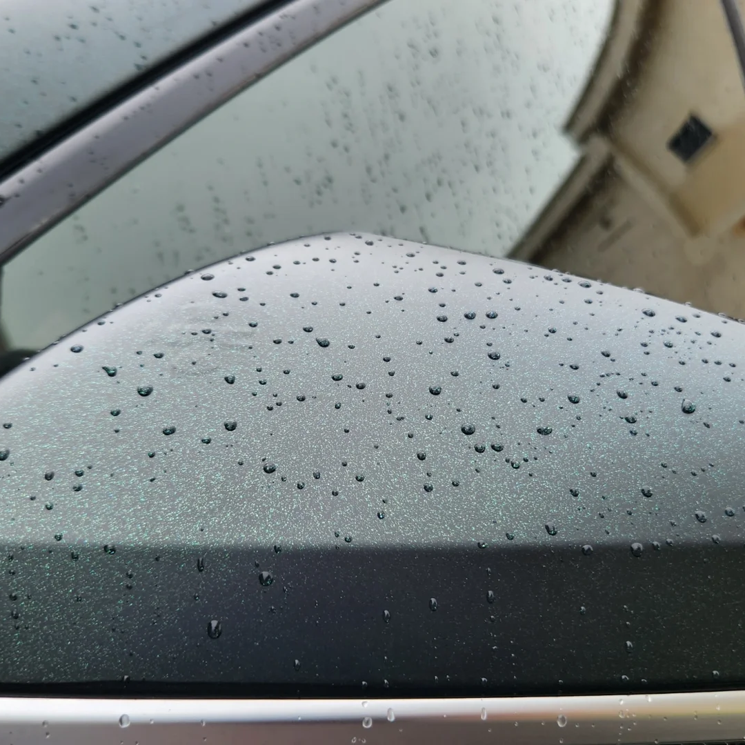 BYD Matte Diamond Black Green Car Vinyl Wrap - Image 8