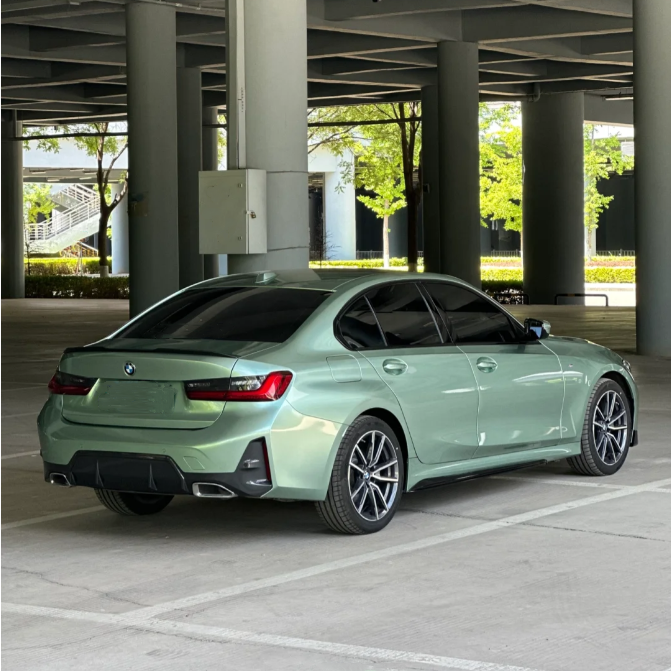 Ferrari Gloss Verde Francesca Green Car Vinyl Wrap - Image 2