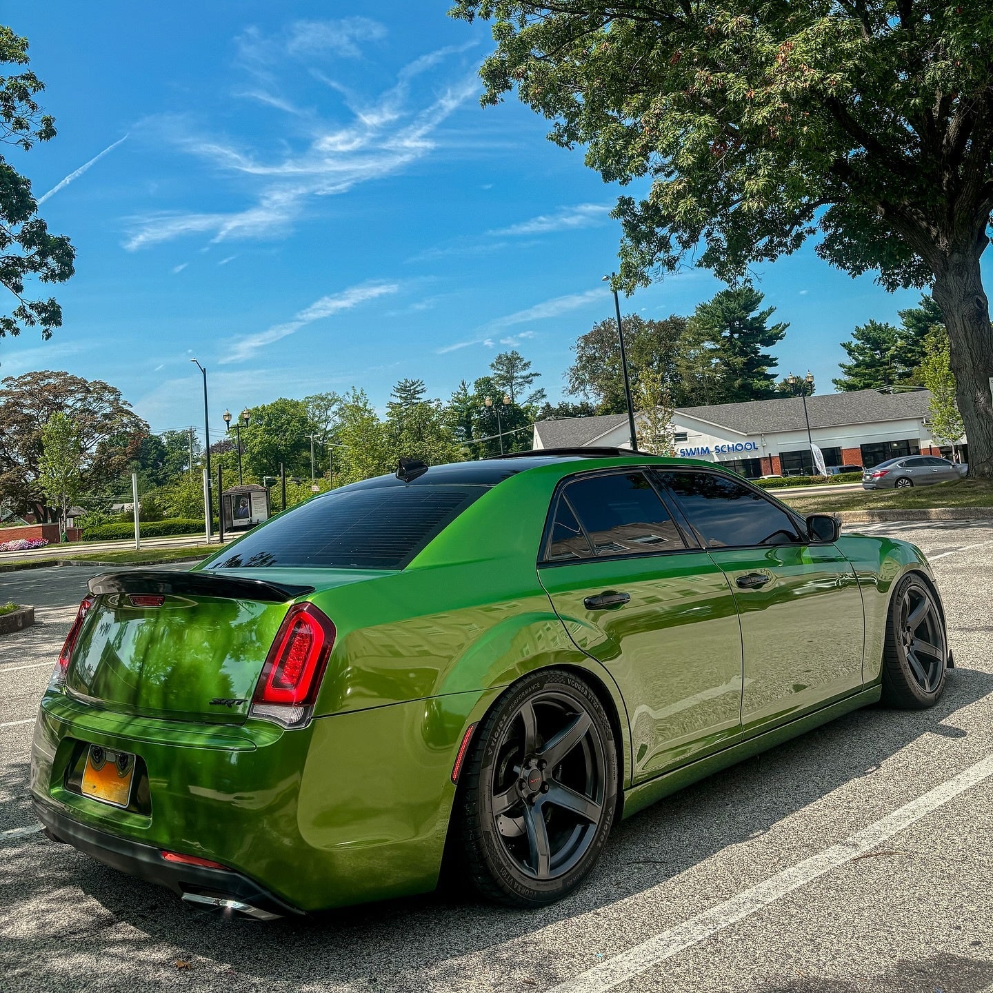 Gloss Metallic Mamba Green Car Vinyl Wrap - Image 11