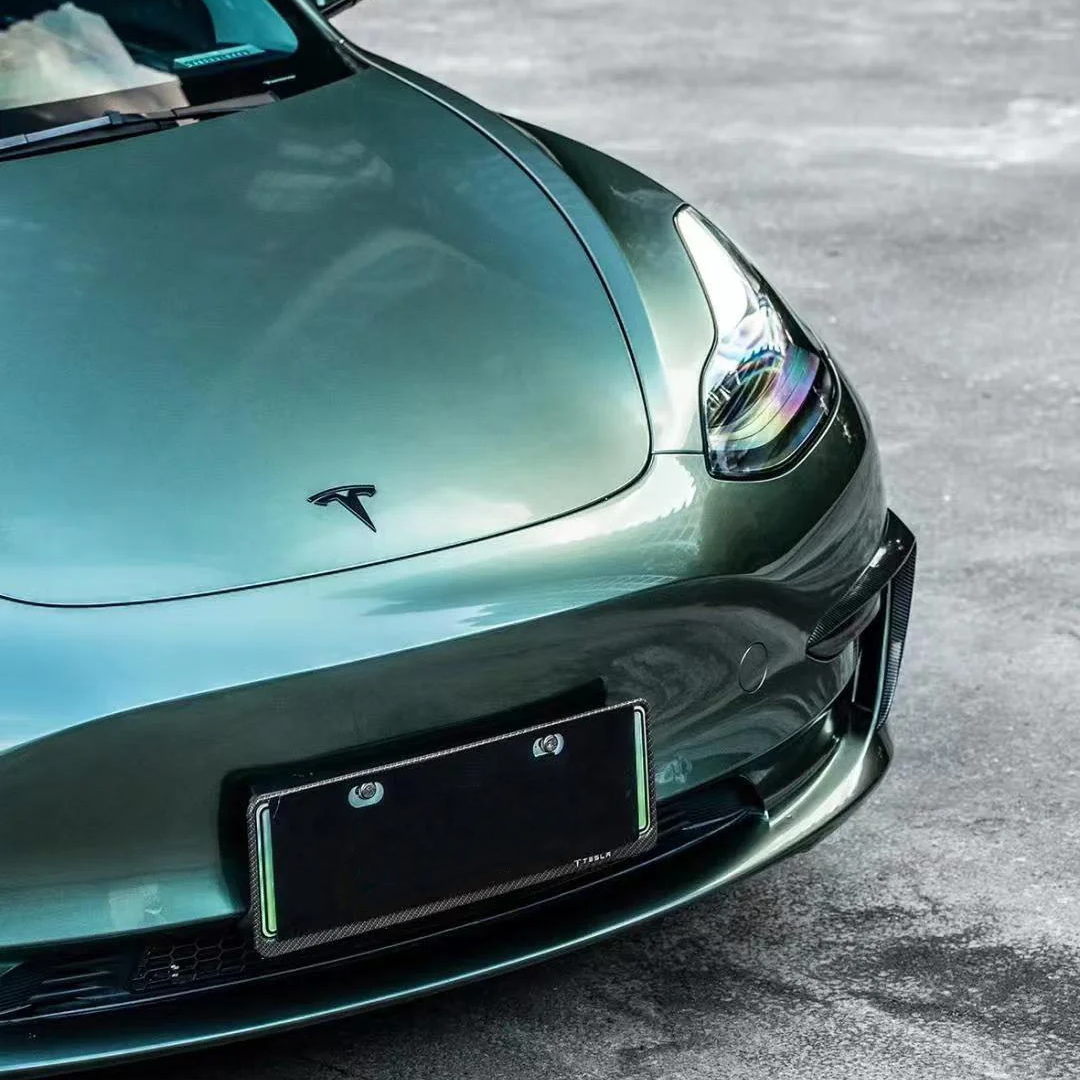 Gloss PET Liquid Alpine Green Car Vinyl Wrap - Image 2