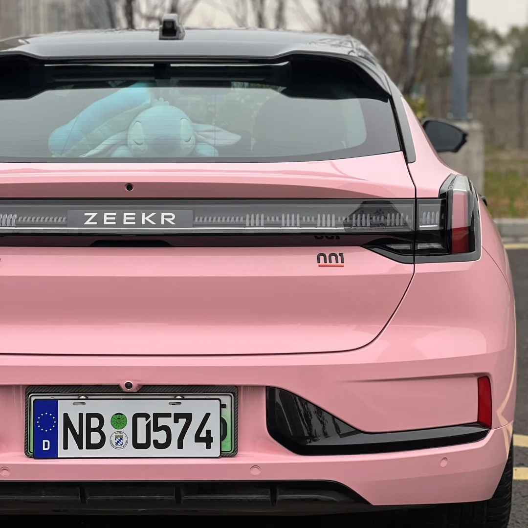 Gloss Rouge Pink Car Vinyl Wrap - Image 5