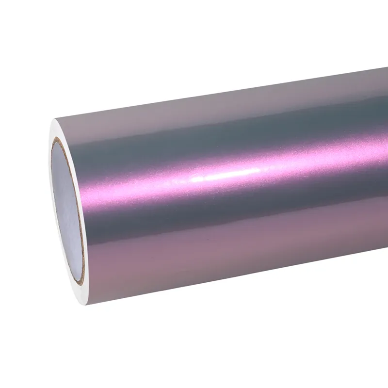 Quality Gloss Twin Candy Grey Red Car Wrap