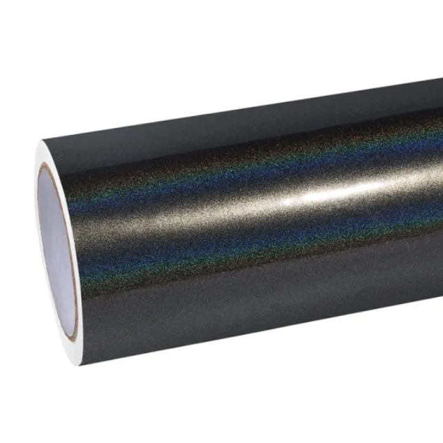 Quality Matte Laser Grey Car Vinyl Wrap