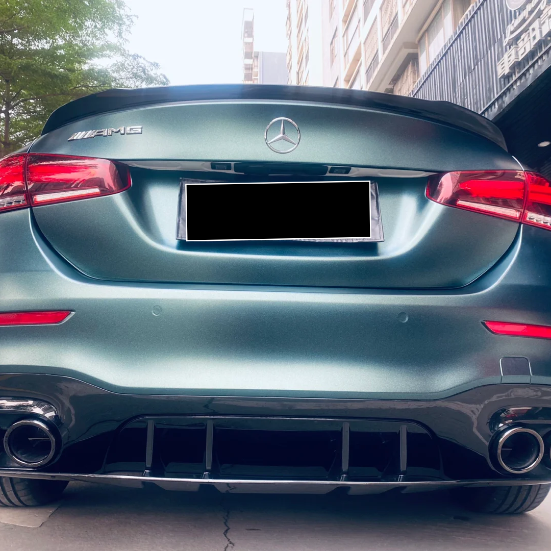 Benz Matte Metallic Heavy Metal Emerald Green Car Vinyl Wrap - Image 6