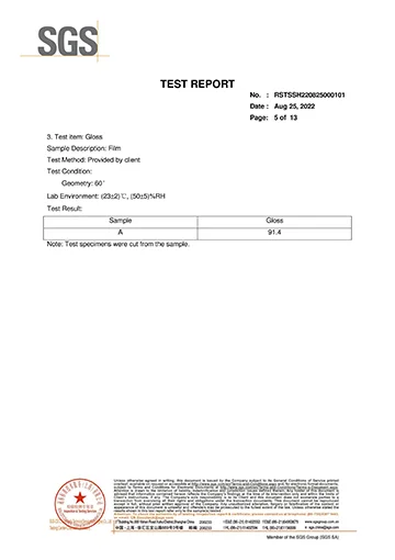 Certification Report 5