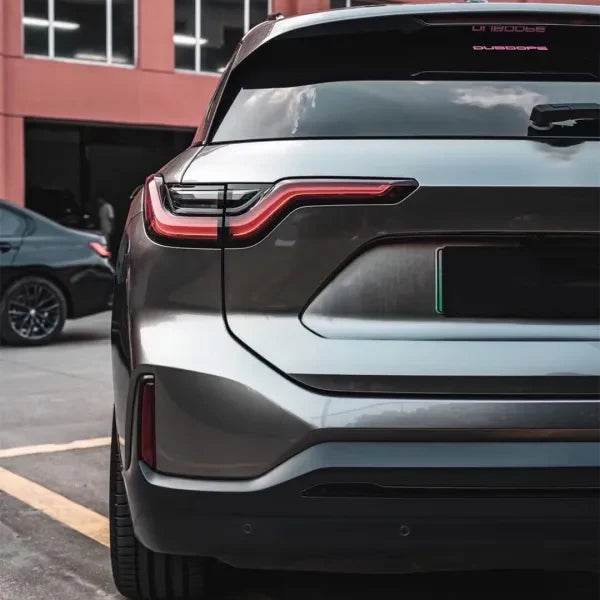 PET Liquid Silver Car Vinyl Wrap - Image 3