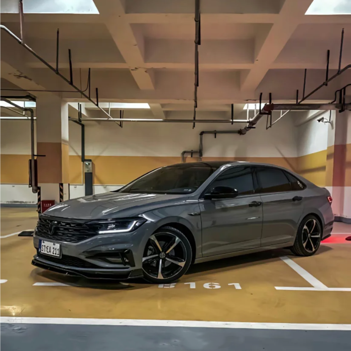 Quality Super Gloss Nardo Grey Car Vinyl Wrap - Image 3