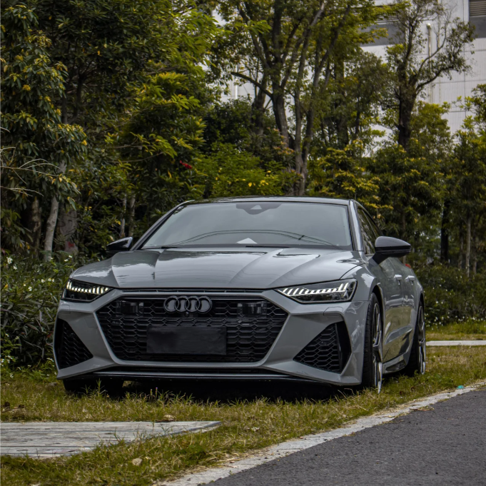 Quality Super Gloss Nardo Grey Car Vinyl Wrap - Image 2