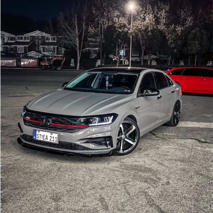 Quality Super Gloss Nardo Grey Car Vinyl Wrap - Image 4